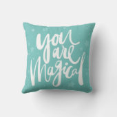 Coussin Cute Cat Face - Vous êtes magique MEOW (Verso)