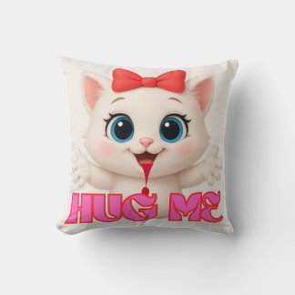 Coussin Cute Cat Pillow – Kawaii Kitty Home Decor Design