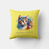 Coussin Cute chat (Verso)