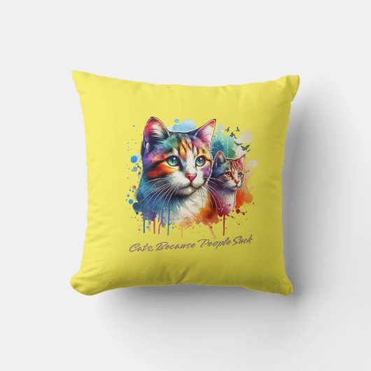 Coussin Cute chat (Recto)