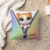 Coussin Cute Chat Coloré Enfants (Couverture)
