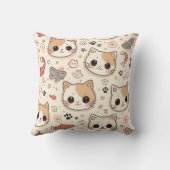 Coussin Cute Chat simple chaton Motif (Verso)