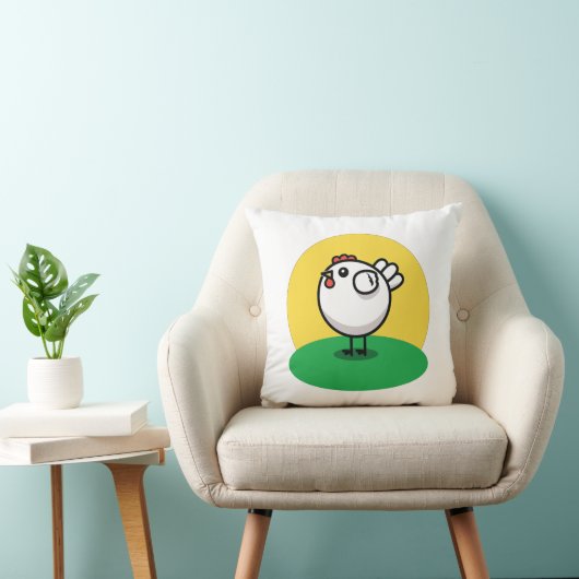 Coussin Cute Chicken (Chaise)