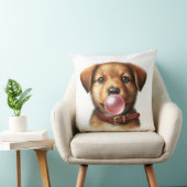Coussin Cute Chien Chien Poussant Bubble Gum Nursery (Chaise)