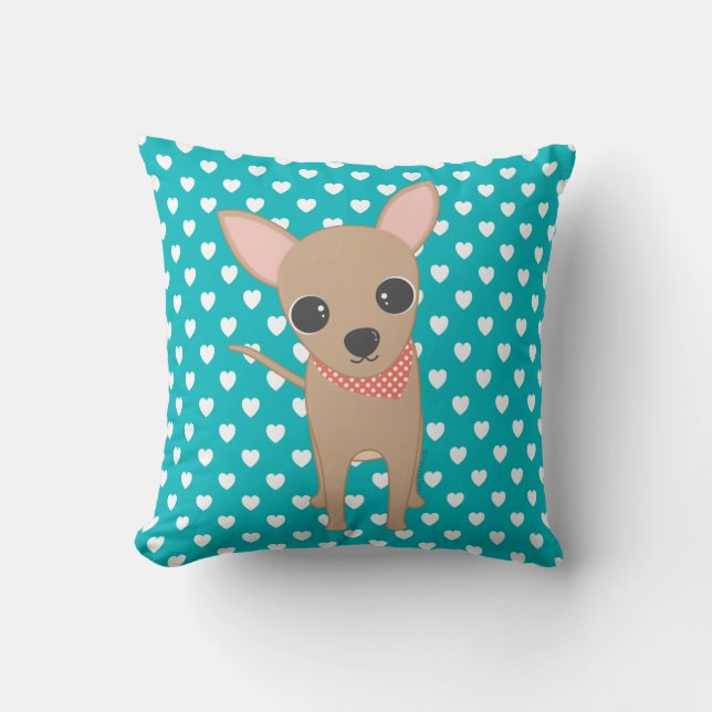 Coussin Cute Chihuahua (Recto)
