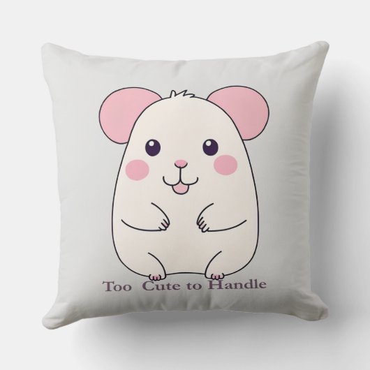 Coussin Cute Chubby Mouse (Verso)