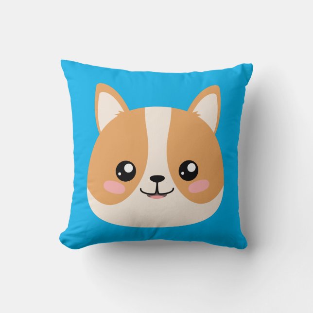 Coussin Cute Corgi (Recto)