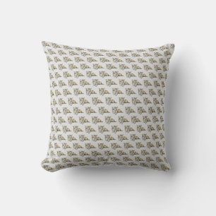 Coussin Cute Corgi Motif chien sur Grey Arrière - plan