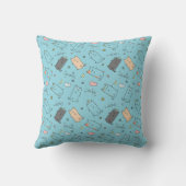 Coussin Cute & Cozy Sleepy Cat Dreams Pattern (Verso)
