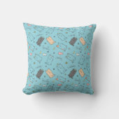 Coussin Cute & Cozy Sleepy Cat Dreams Pattern (Recto)