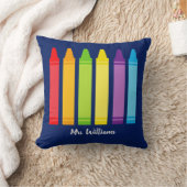 Coussin Cute Crayon Enseignant élémentaire Salle de classe (Couverture)