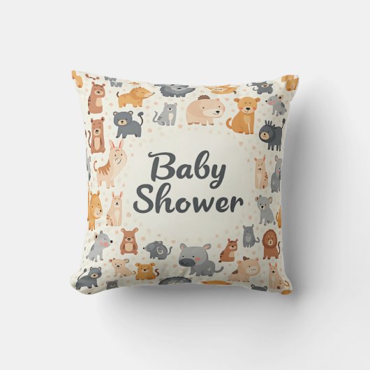 Coussin Cute Cushion pour Baby shower (Recto)