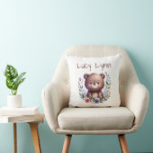 Coussin Cute Cute Bear Cub Nursery Wall Art (Chaise)