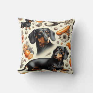 Coussin Cute Dachshund Motif