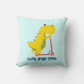 Coussin Cute dino dinosaur Scooter jouet fête d'anniversai (Recto)