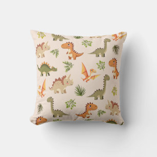 Coussin Cute Dinosaur Motif Nursery
