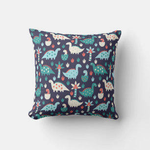 Coussin Cute dinosaure sans couture motif