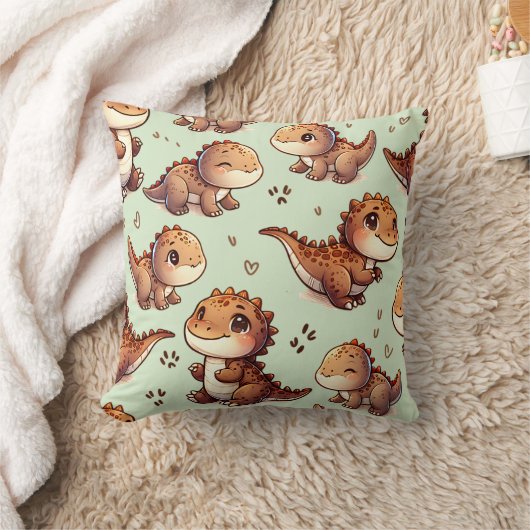 Coussin Cute Dinosaures Nursery (Couverture)