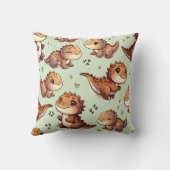 Coussin Cute Dinosaures Nursery (Verso)