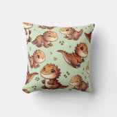 Coussin Cute Dinosaures Nursery (Recto)