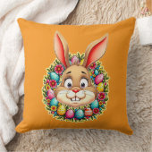 Coussin Cute Easter Bunny – Spring Flowers almofada (Couverture)