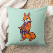 Coussin Cute écureuil japonais Samurai (Couverture)