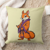 Coussin Cute écureuil japonais Samurai (Couverture)