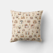 Coussin Cute Éffrayant Fantômes Whimsical (Verso)