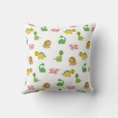 Coussin Cute Enfants Dinosaur Animal Motif Aquarelle (Verso)