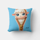 Coussin Cute Enfants Mouton animal (Recto)