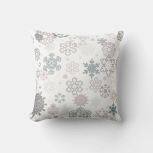 Coussin Cute Festive Icicles Monochromatique Crème/Taupe