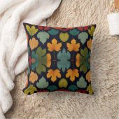 Coussin Cute feuille multicolore (Couverture)