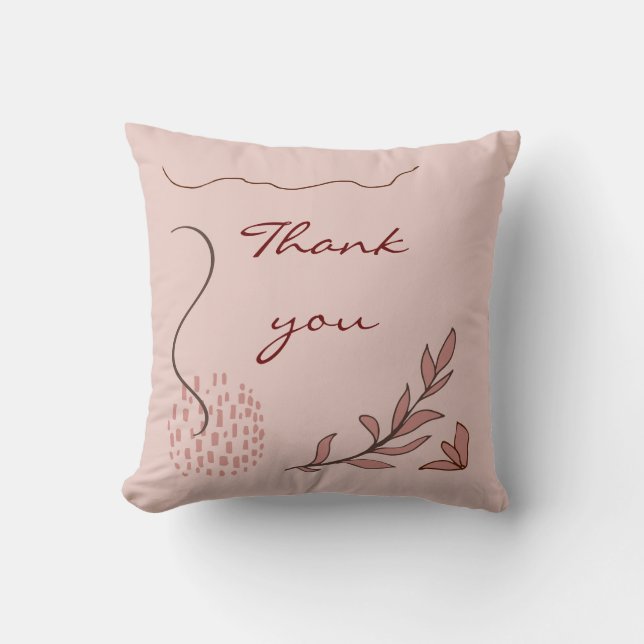 Coussin cute flore et geometric abstract graphic (Recto)