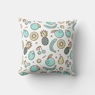 Coussin Cute Fruit Motif Summery Thème