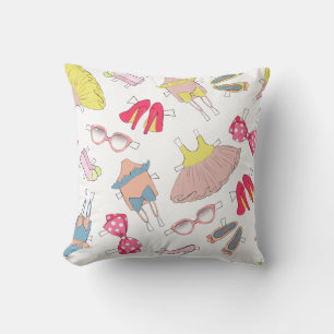 Coussin Cute Girl Diva Glam Chic Mode