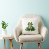 Coussin Cute Grenouille verte (Chaise)