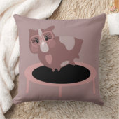 Coussin Cute Guinea Pig sur un Trampoline Fitness (Couverture)