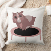 Coussin Cute Guinea Pig sur un Trampoline Fitness (Couverture)