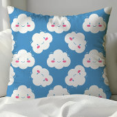 Coussin Cute Happy Nuages Rainy Day Parade Collection