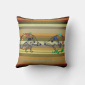 Coussin Cute Hedgehogs Fall Art Photographie Cushion (Verso)