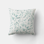 Coussin Cute Highland Cow Boho Floral Custom (Verso)