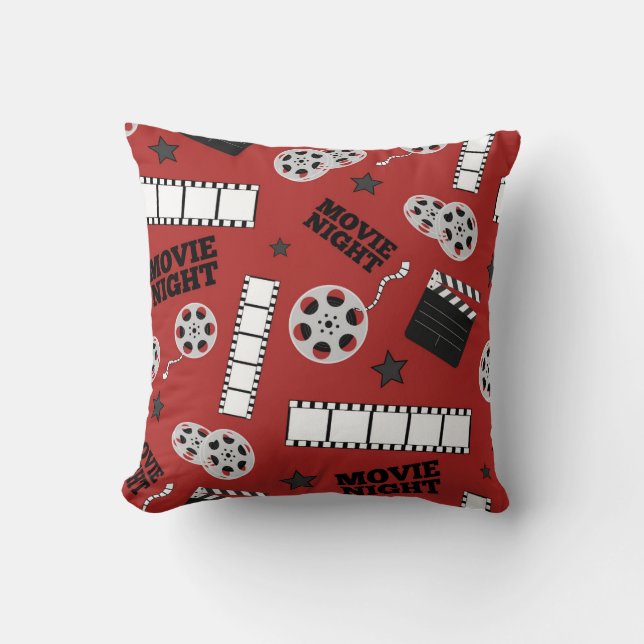 Coussin Cute home cinéma décor de soirée cinéma (Recto)
