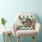 Coussin Cute Jungle Safari Sloth Animal Kids (Chaise)