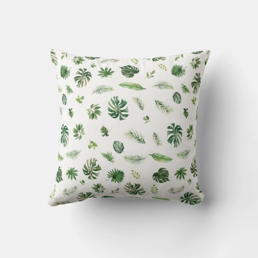 Coussin Cute Jungle Sauvage Safari Animaux Verdure Bébé Ga (Verso)