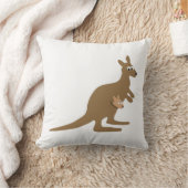 Coussin Cute Kangaroo et Joey (Couverture)