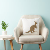 Coussin Cute Kangaroo et Joey (Chaise)