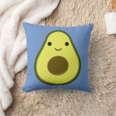 Coussin Cute Kawaii Avocado (Couverture)