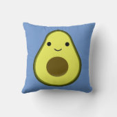 Coussin Cute Kawaii Avocado (Verso)