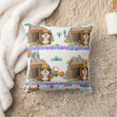 Coussin Cute Kawaii Miner Animal Gopher Moderne Imprimer (Couverture)