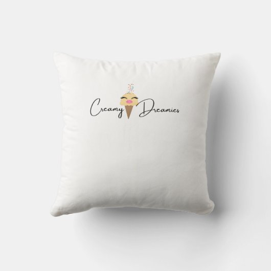 Coussin Cute kid pillow Add A Topping Addie Creamy Dreamie (Verso)